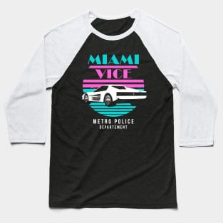 Miami Vice - Police Department Baseball T-Shirt